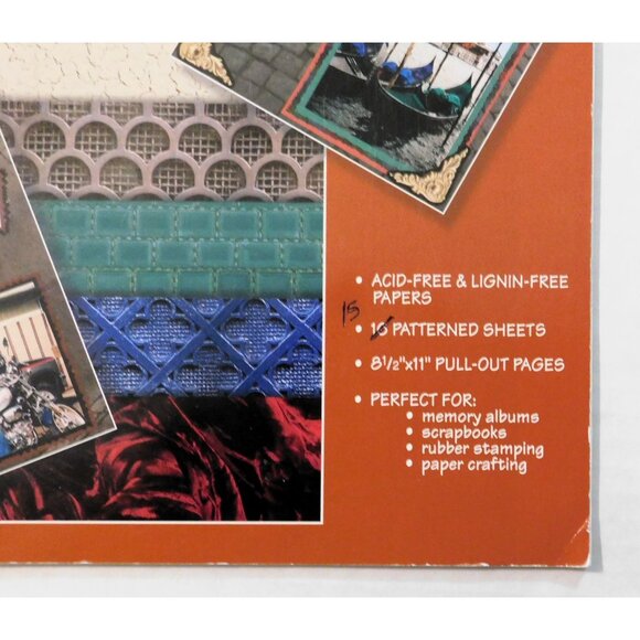 Paper Pizazz Textured Papers 8.5" X 11" Albums Scrapbooks Rubber Stamping Crafts - Picture 2 of 11